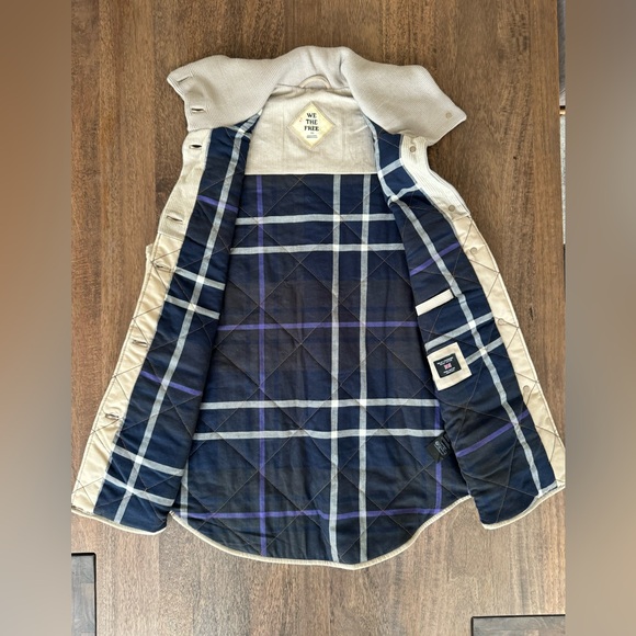 Free People Benny Waxed Canvas Vest NWOT - Picture 7 of 9